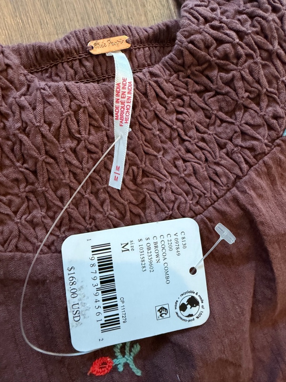 NWT Free People Maisie Embroidered Midi Dress - Medium - Picture 7 of 12